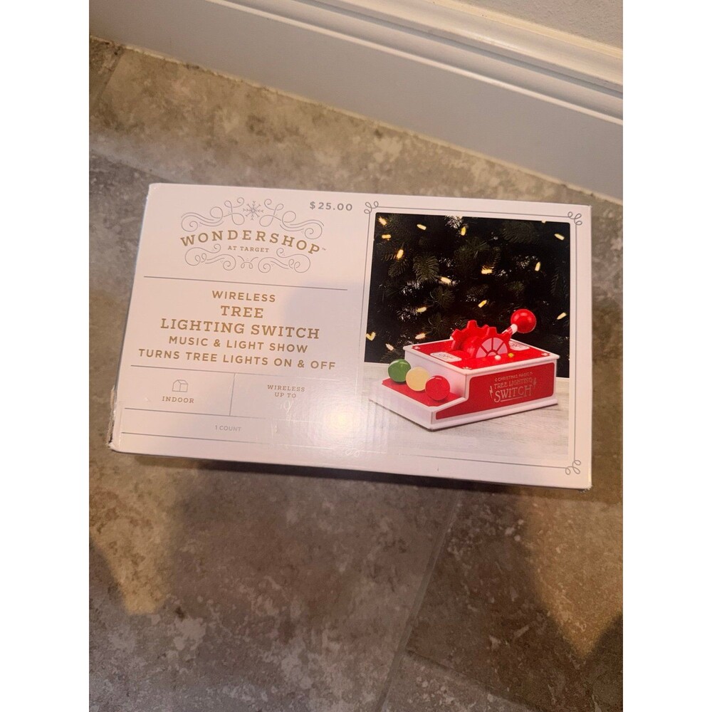Wondershop Christmas Wireless Tree Lighting Switch Music & Light Show